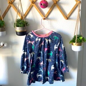 Mini Boden Unicorn Tunic Shirt